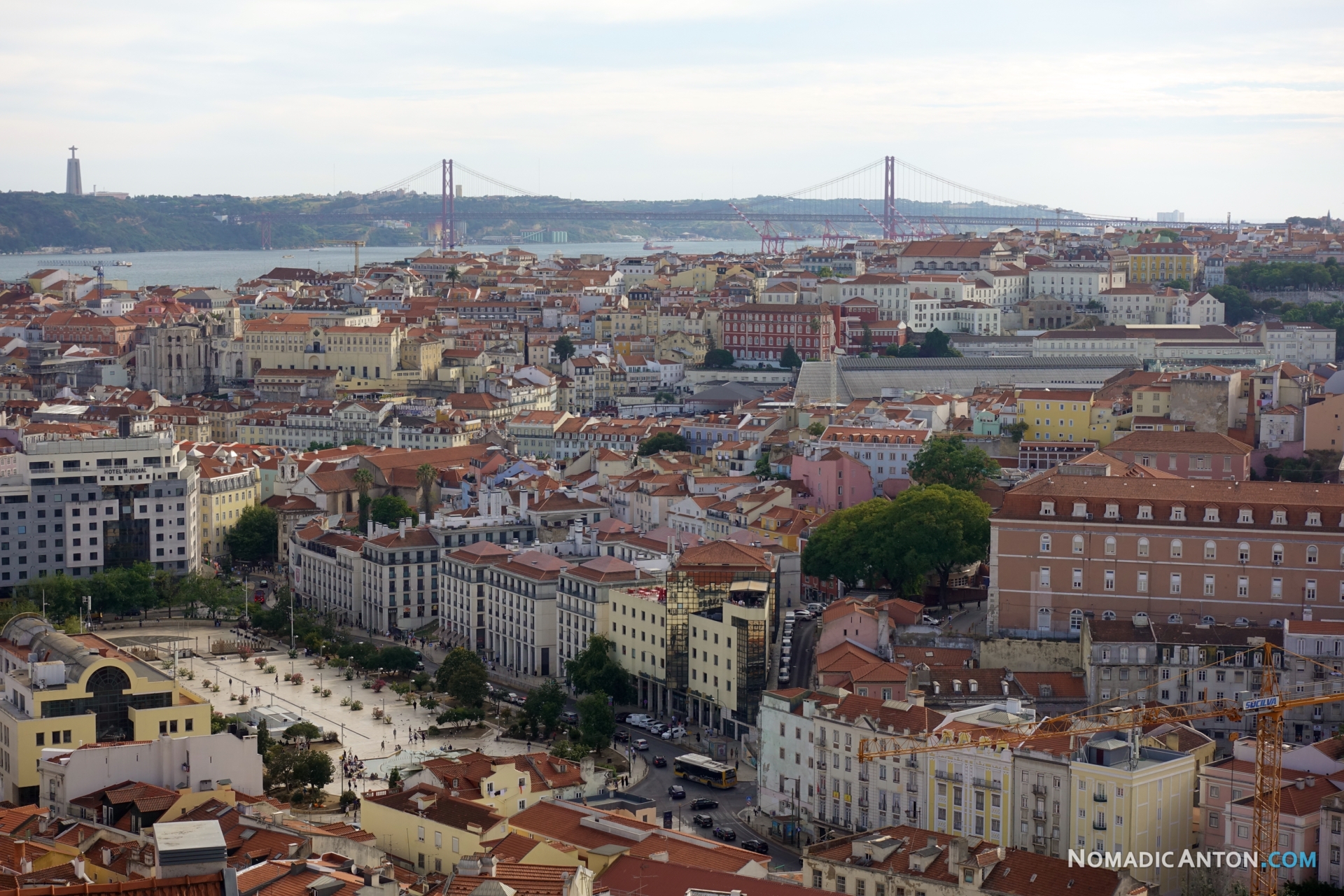 Overview of Lisbon from the hill