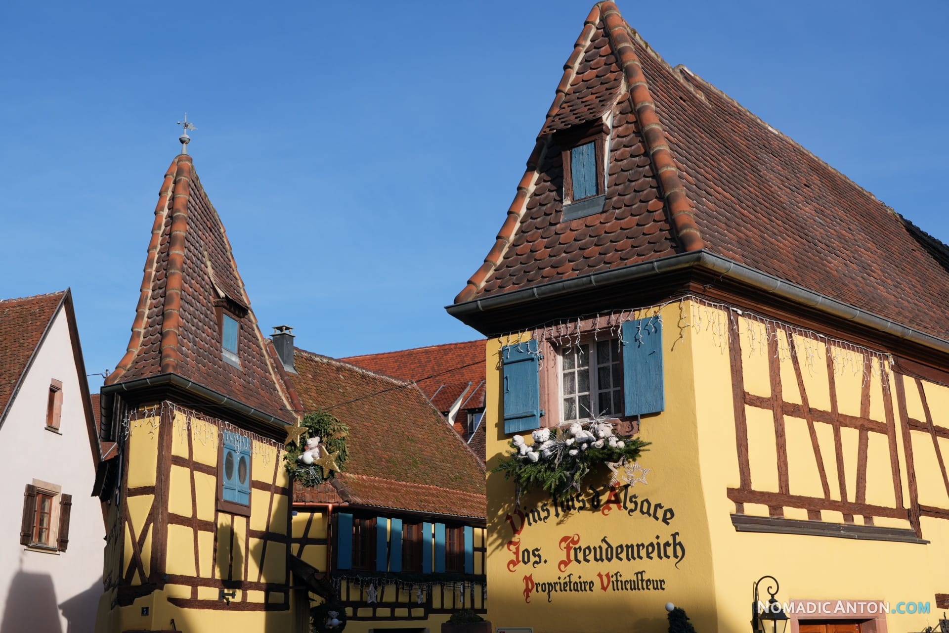 Buildings in Eguisheim