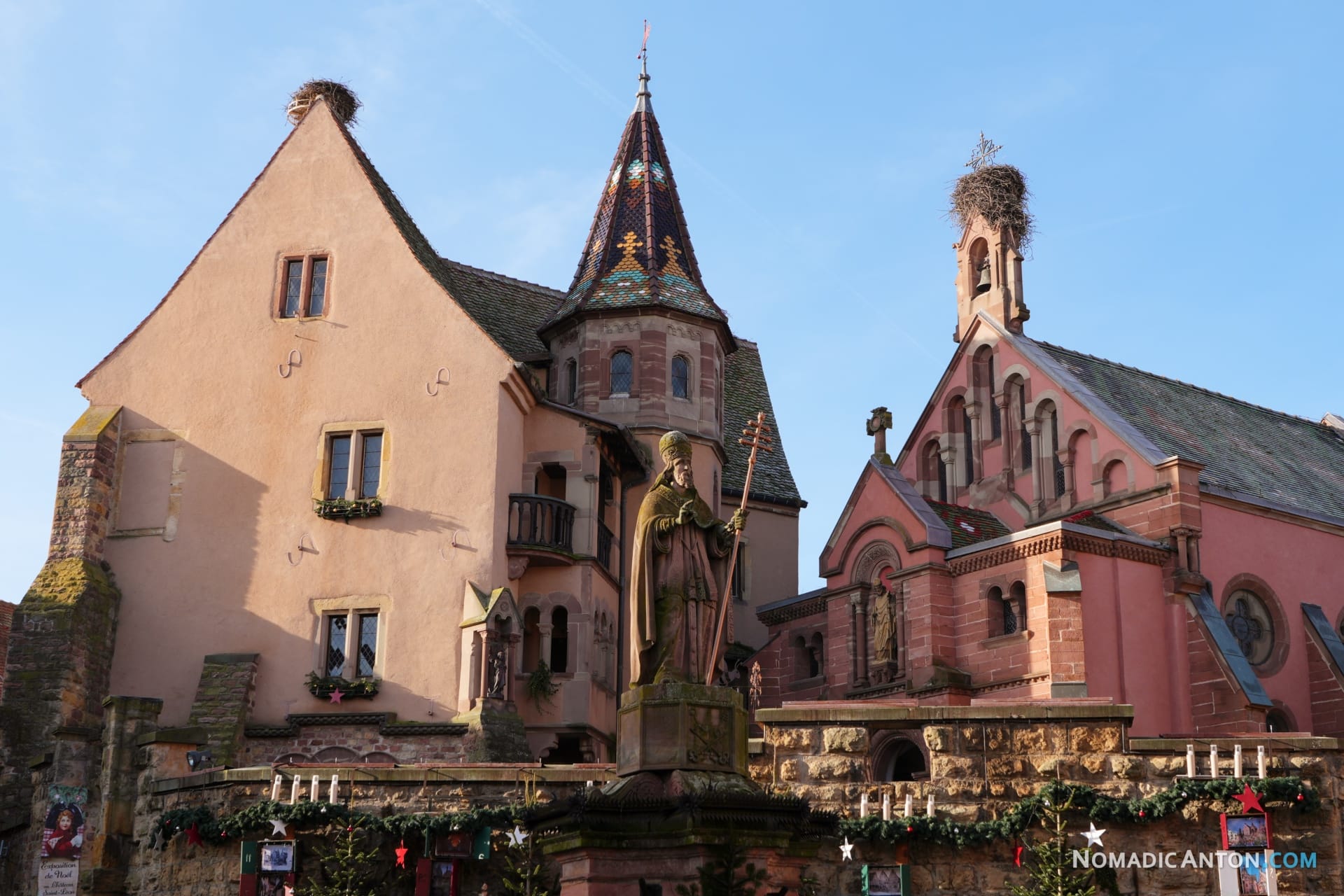 Central square of Eguisheim