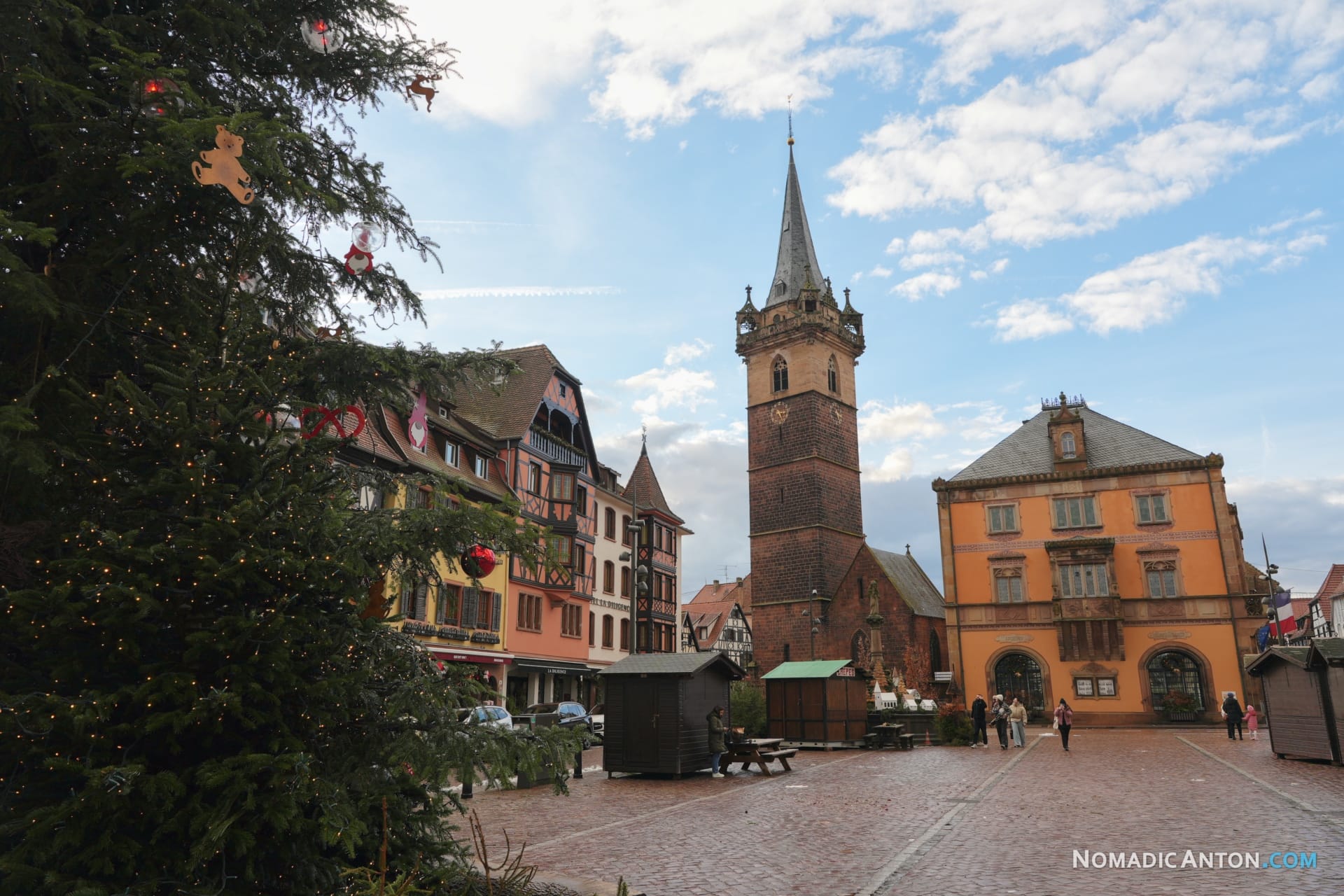 Market square in Obernai