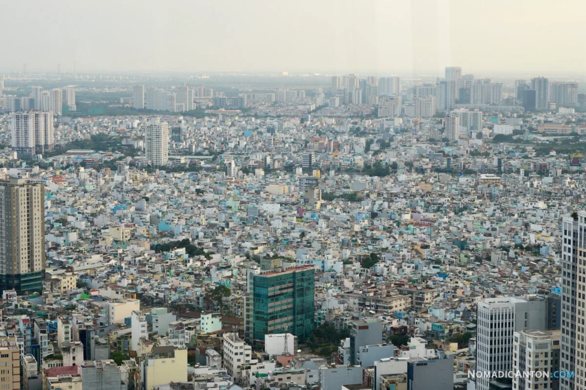 City view from Saigon Skydeck