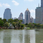 Lumpini Park in the center of Bangkok
