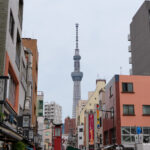 Tokyo Skytree as seen from Asakusa
