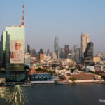 View of the city from IconSiam shopping mall