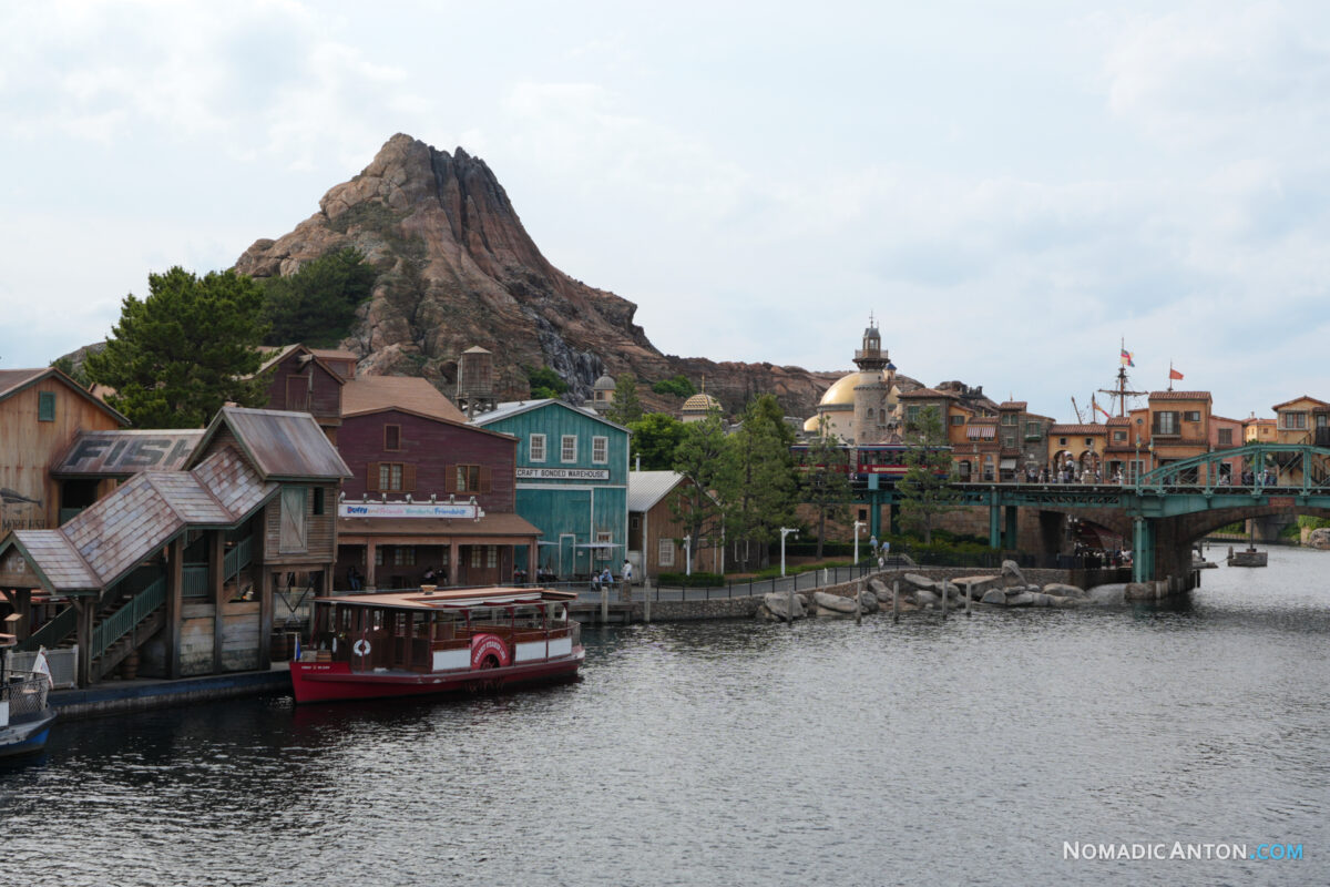 Mount Prometheus volcano at DisneySea