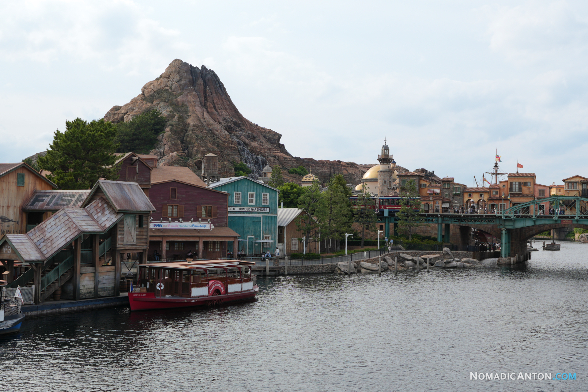 Mount Prometheus volcano at DisneySea