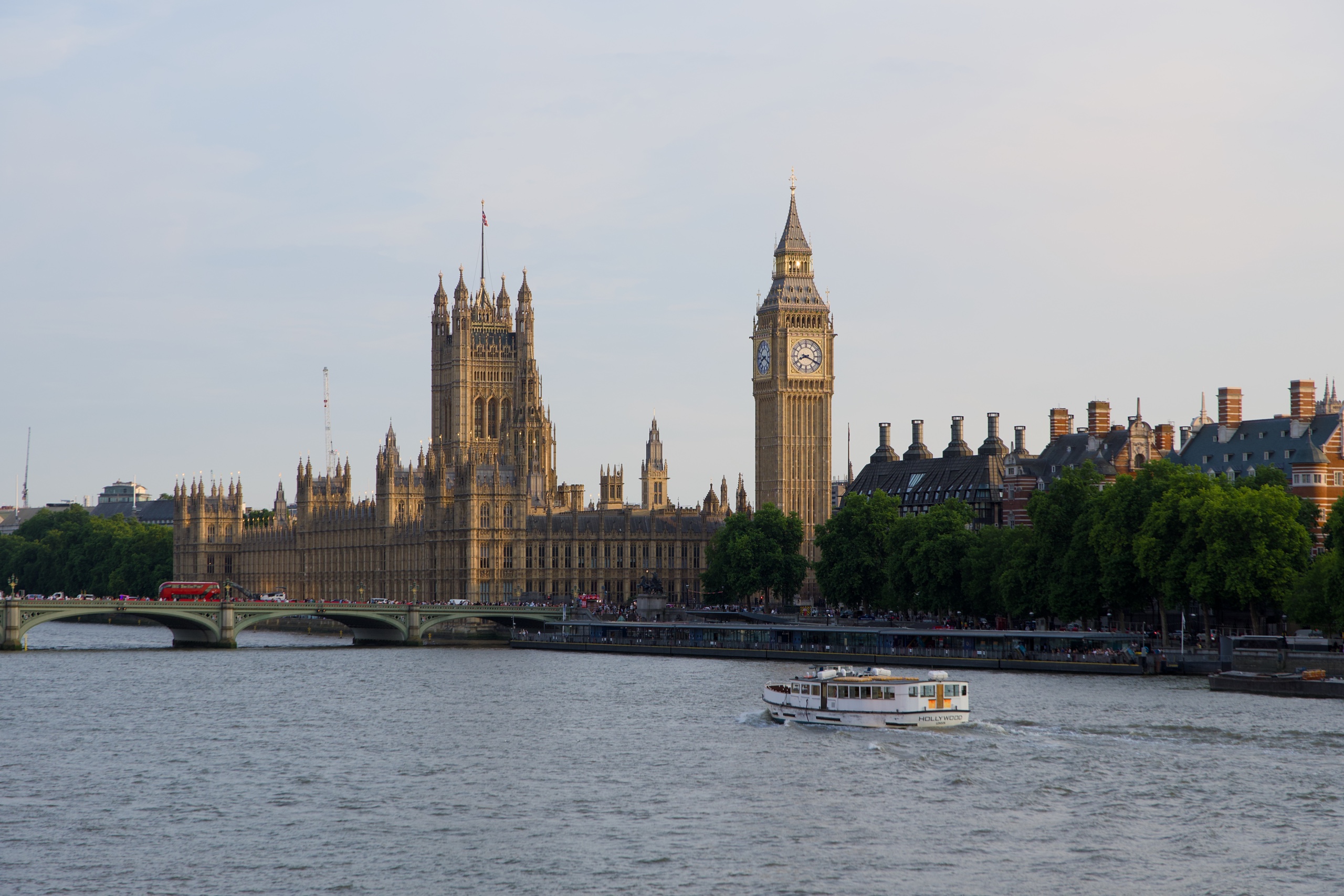 Big Ben and the Houses of Parliament in the evening light